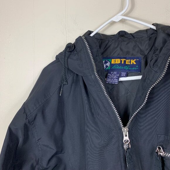 Vintage 90’s Women’s Eddie Bauer Black Ebtek Jacket - Size Medium - Picture 3 of 10